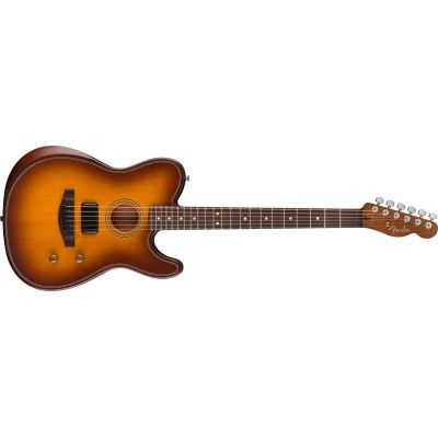 Fender Standard Acoustasonic Telecaster Honey Burst Guitarra Electroacústica