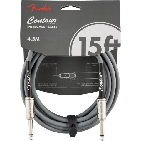 Fender Contour 4,5M Inca Silver Cable...