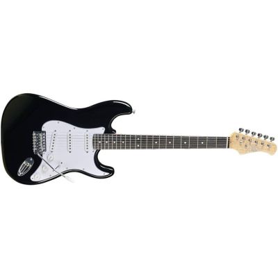 Eko Starter ST350 vintage HSS Negra