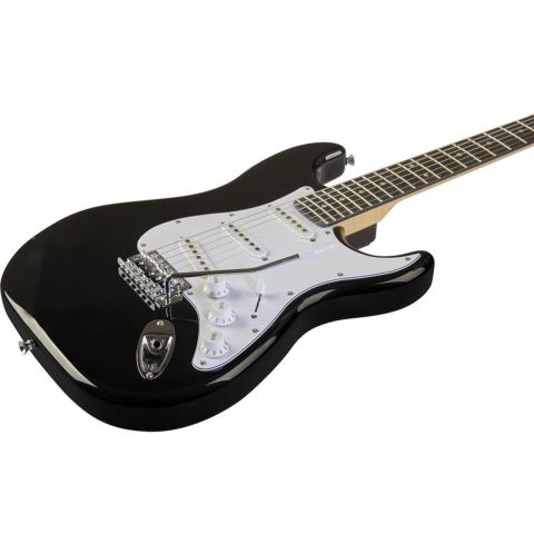 Eko Starter ST350 vintage HSS Negra