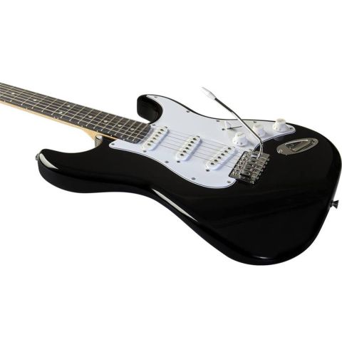 Eko Starter ST350 vintage HSS Negra