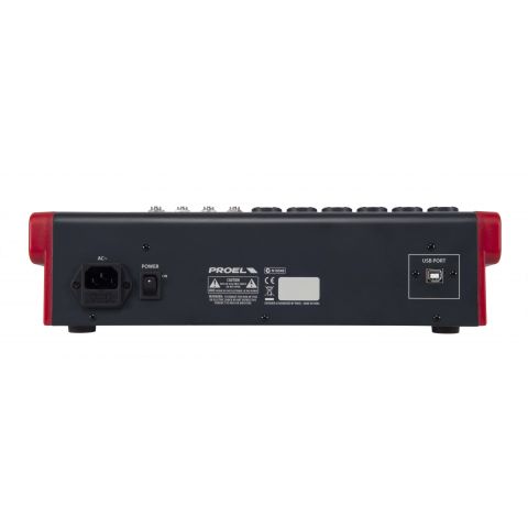Proel MQ12-USB Mezclador 12 entradas