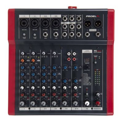 Proel MQ10FX Mezclador Compacto de 10 Canales con FX 2