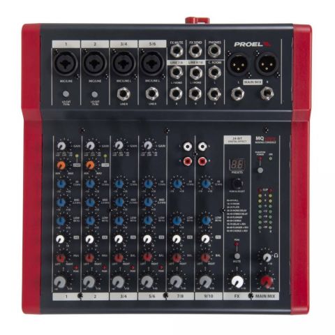 Proel MQ10FX Mezclador Compacto de 10...