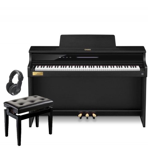 Pack Casio Celviano AP-750 Negro con colaboración de C.Bechstein