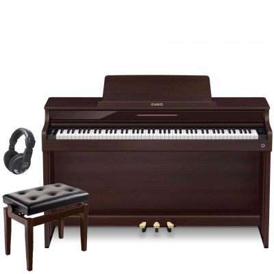 Pack Casio Celviano AP-550BN Palisandro con Banqueta Regulable