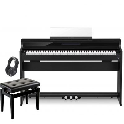 Pack Casio Celviano AP-S450BK Negro con Banqueta Regulable