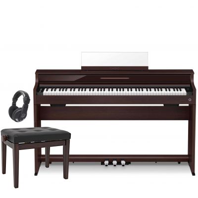 Pack Casio Celviano AP-S450BN Palisandro con Banqueta Regulable