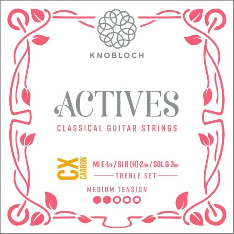 Knobloch 300ACX Carbon Treble Set Medium Tension