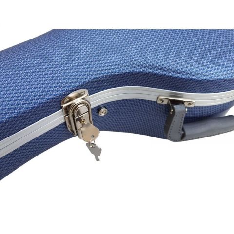 Cibeles C230.015AZ Estuche ABS Guitarra Clásica Cuadros Azul Gris