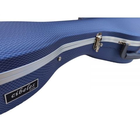 Cibeles C230.015AZ Estuche ABS Guitarra Clásica Cuadros Azul Gris