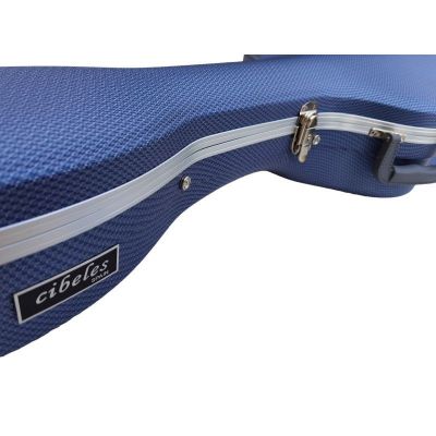 Cibeles C230.015AZ Estuche ABS Guitarra Clásica Cuadros Azul Gris