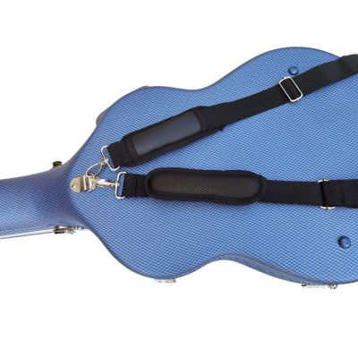 Cibeles C230.015AZ Estuche ABS Guitarra Clásica Cuadros Azul Gris