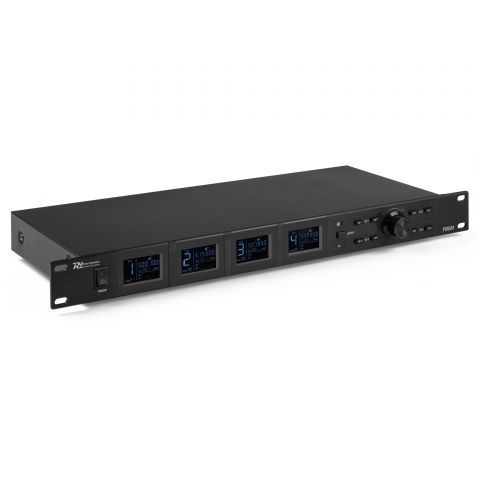 Power Dynamics PD524B Juego de micrófono inalámbrico UHF con 4 micrófonos de petaca