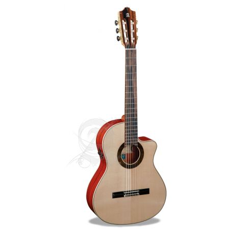 Alhambra GS Cut Away E8 Fishman Green Sustain + Funda Alhambra 9738 de 25mm