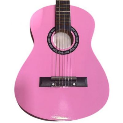 Memphis GD30 Guitarra Clásica Infantil Rosa