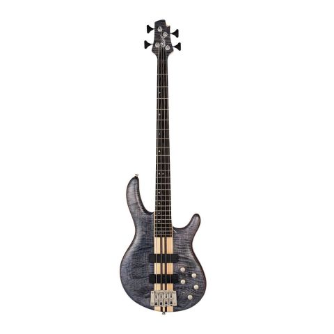 Cort A4 plus FMMH OPLB Bajo Eléctrico Open Pore Blue Black