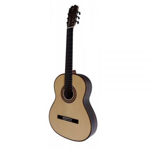Antonio de Toledo Tomatito Almería Guitarra Flamenca negra de palo santo de Patagonia