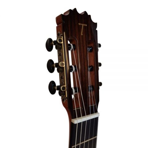 Antonio de Toledo Tomatito Almería Guitarra Flamenca negra de palo santo de Patagonia