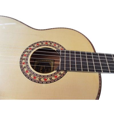 Antonio de Toledo Tomatito Almería Guitarra Flamenca negra de palo santo de Patagonia