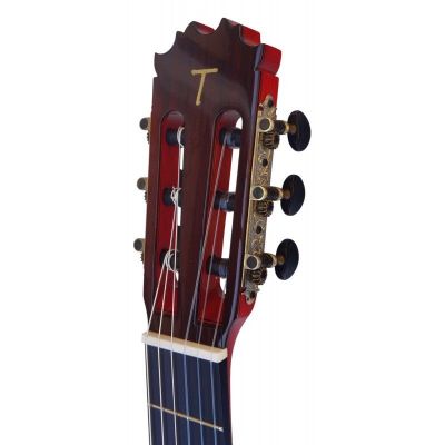 Antonio de Toledo Tomatito Almería Roja Guitarra Flamenca negra de palo santo de Patagonia