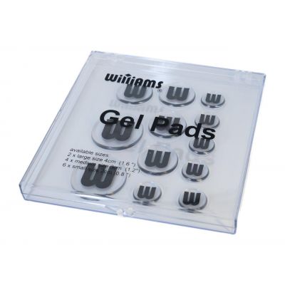 Williams WGP-BK Gel Pads Pack Clear