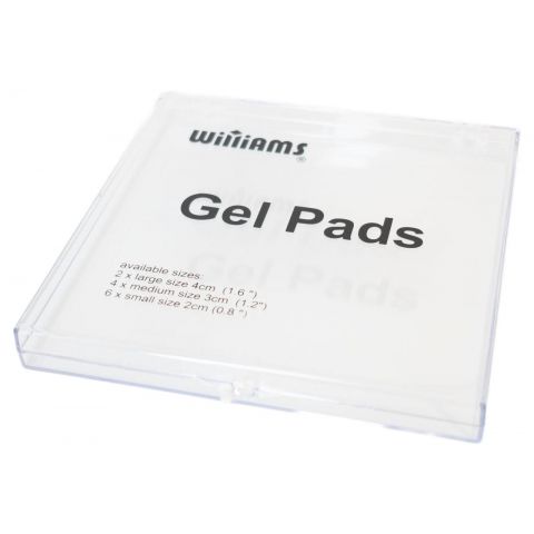 Williams WGP-BK Gel Pads Pack Clear