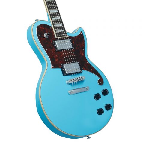 D'Angelico Premier Brandon Niederauer Atlantic Sonic Blue Guitarra Eléctrica