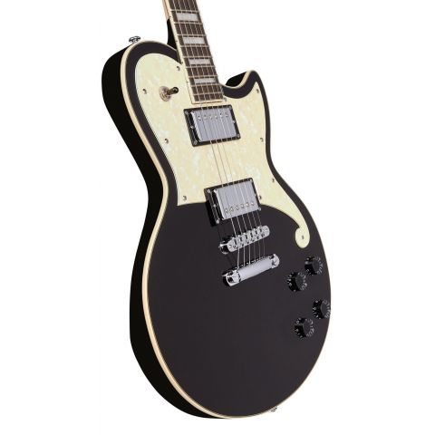 D´Angelico Premier Atlantic Black Flake Guitarra Eléctrica