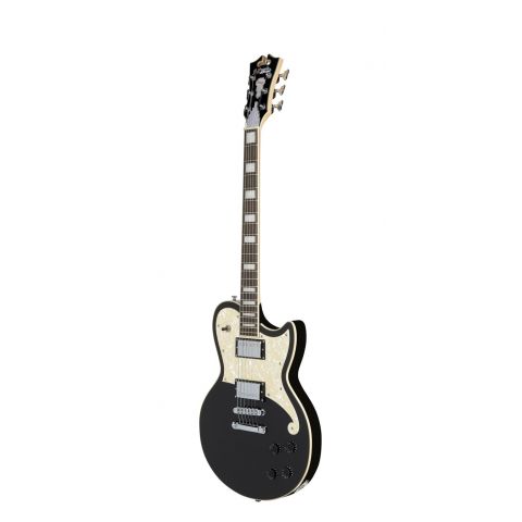 D´Angelico Premier Atlantic Black Flake Guitarra Eléctrica