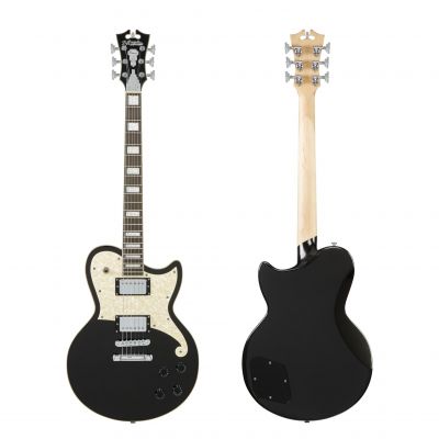 D´Angelico Premier Atlantic Black Flake Guitarra Eléctrica