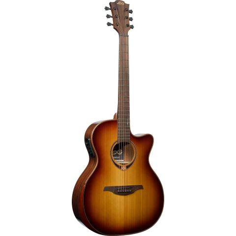 Lag GLAT118ABCE-BRS Guitarra electroacústica Edición limitada Bisel Brown Shadow