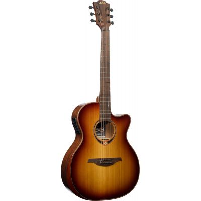 Lag GLAT118ABCE-BRS Guitarra electroacústica Edición limitada Bisel Brown Shadow