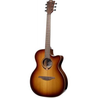 Lag GLAT118ABCE-BRS Guitarra electroacústica Edición limitada Bisel Brown Shadow