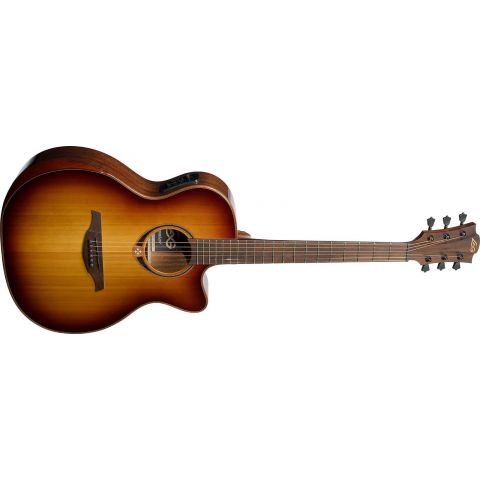 Lag GLAT118ABCE-BRS Guitarra electroacústica Edición limitada Bisel Brown Shadow