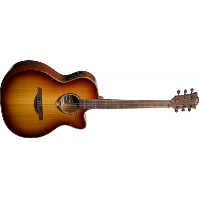 Lag GLAT118ABCE-BRS Guitarra electroacústica Edición limitada Bisel Brown Shadow