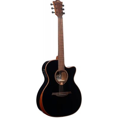 Lag GLAT118ABCE-BLK Guitarra electroacústica Edición limitada Bisel Black