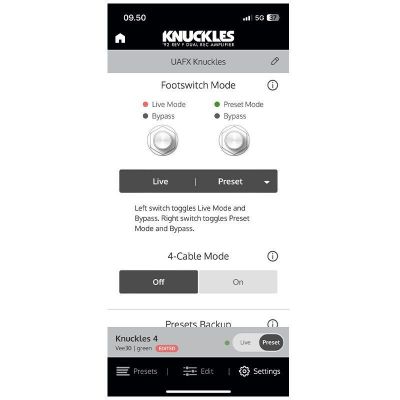 Universal Audio Knuckles '92 Rev F Dual Rec Amplifier