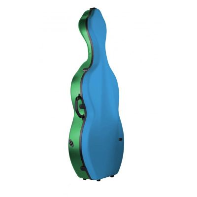 Estuche cello Bam Bonbon Hightech con ruedas BONB1003XLW Azul Verde