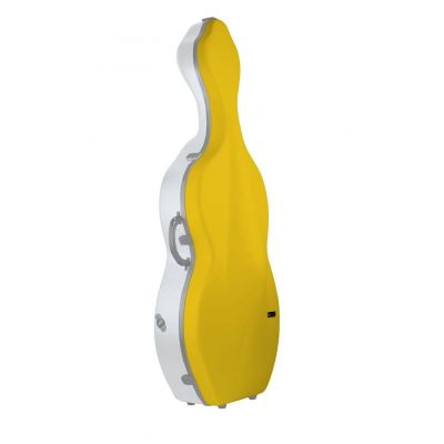 Estuche cello Bam Bonbon Hightech con ruedas BONB1003XLW Amarillo Blanco