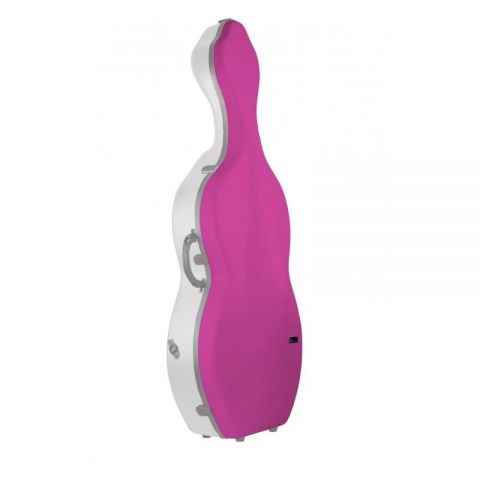 Estuche cello Bam Bonbon Hightech con ruedas BONB1003XLW Violeta Blanco