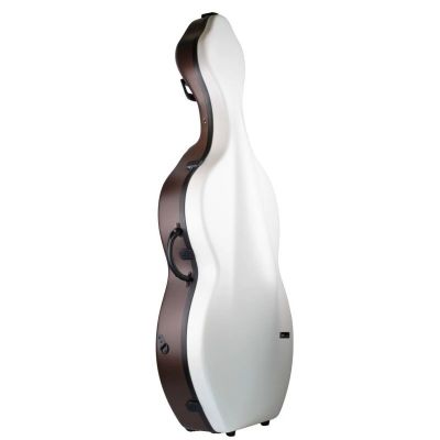 Estuche cello Bam Bonbon Hightech con ruedas BONB1003XLW Blanco Marrón