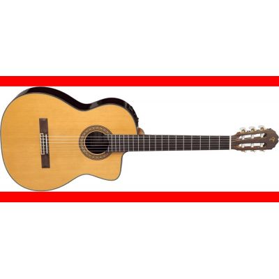 Takamine EC132SC Natural CT4DX Cutaway Guitarra clásica electrificada
