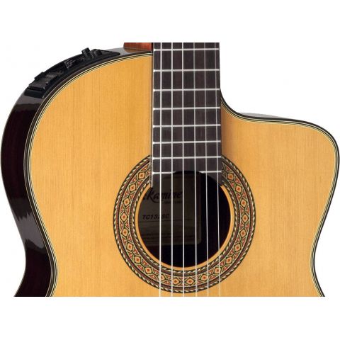 Takamine EC132SC Natural CT4DX Cutaway Guitarra clásica electrificada