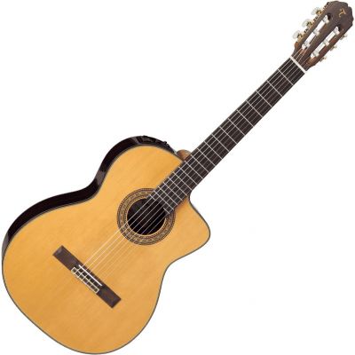 Takamine EC132SC Natural CT4DX Cutaway Guitarra clásica electrificada