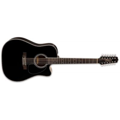 Takamine EF381DX Dreadnought Cutway 12 cuerdas Negra