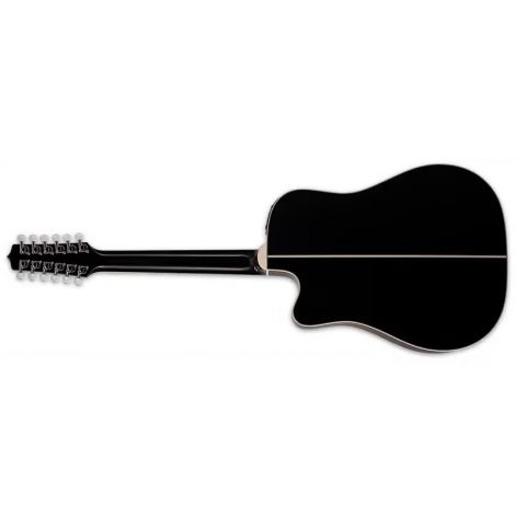Takamine EF381DX Dreadnought Cutway 12 cuerdas Negra