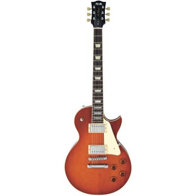Fujigen NLS10RFMFCB Tipo LP Tapa Arce Rizado Fade Cherry Burst