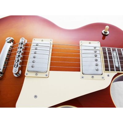 Fujigen NLS10RFMFCB Tipo LP Tapa Arce Rizado Fade Cherry Burst