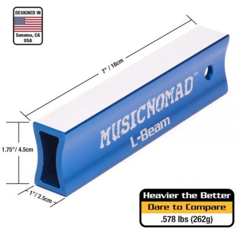 Music Nomad MN810 Fret Leveler - (L-Beam) 7" (18Cm). Para Guitarra. Ukelele Y Mandolina
